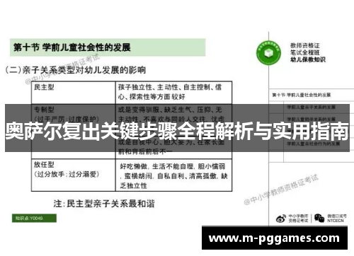 奥萨尔复出关键步骤全程解析与实用指南